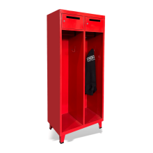 LOCKER H 2 FIRE 3000 | 2-türiger Kleiderschrank für Feuerwehrleute