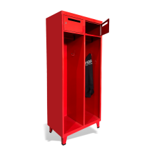 LOCKER H 2 FIRE 3000 | 2-türiger Kleiderschrank für Feuerwehrleute