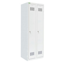 Zweitüriger Garderobenschrank mit langen Türen, LOCKER H2