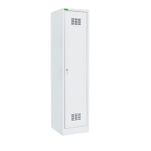 1-türiger Garderobenschrank mit Trennwand, LOCKER H 1 BW