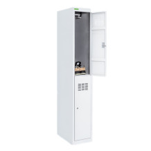 2-türiger Garderobenschrank mit kurzen Türen, LOCKER H 1/2