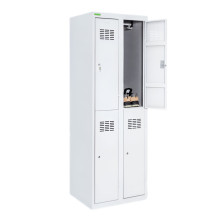4-türiger Garderobenschrank mit kurzen Türen, LOCKER H 2/4