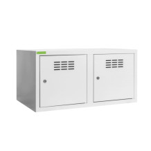 2-türiger Schuhschrank mit Fachbreite 400 mm, SHOEBOX H 2 400