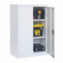 Lagerschrank mit 2 Fachböden, STORECAB H 1000/600/420 GY