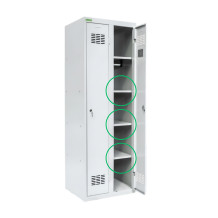 Fachboden für Garderobenschrank mit einer Fachbreite von 400 mm, LOCKER SHELF H 400