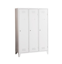 LOCKER CH 3 BWF - 3-türiger Garderobenschrank mit Trennwand
