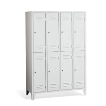 8-türiger Garderobenschrank mit kurzen Türen, LOCKER CH 4/8 F