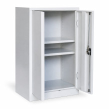 Lagerschrank mit 2 Fachböden, STORECAB H 1000/800/420 GY, Beispielfoto