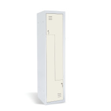 2-türiger Garderobenschrank mit Z-Türen, LOCKER H Z2 400