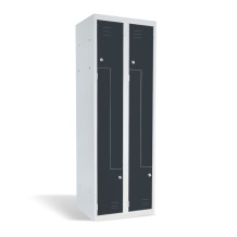4-türiger Garderobenschrank mit Z-förmigen Türen, LOCKER H Z4 300