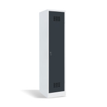 1-türiger Garderobenschrank mit Trennwand, LOCKER H 1 BW