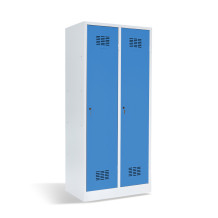2-türiger Garderobenschrank mit Trennwand, LOCKER H 2 BW