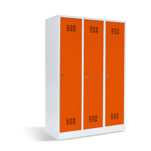 3-türiger Garderobenschrank mit Trennwand, LOCKER H 3 BW