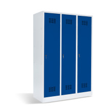 3-türiger Garderobenschrank mit Trennwand, LOCKER H 3 BW