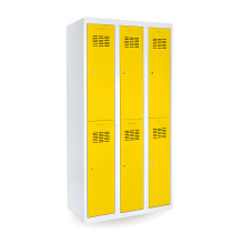 6-türiger Umkleideschrank mit kurzen Türen, LOCKER H 3/6