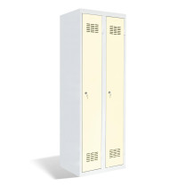 Zweitüriger Garderobenschrank mit langen Türen, LOCKER H2