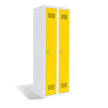 Zweitüriger Garderobenschrank mit langen Türen, LOCKER H2