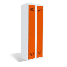 Zweitüriger Garderobenschrank mit langen Türen, LOCKER H2