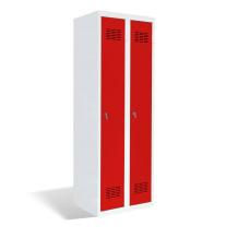 Zweitüriger Garderobenschrank mit langen Türen, LOCKER H2