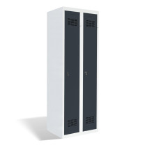 Zweitüriger Garderobenschrank mit langen Türen, LOCKER H2