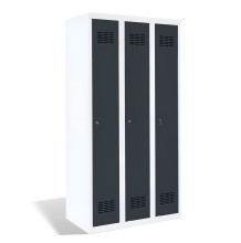 3-türiger Garderobenschrank mit langen Türen, LOCKER H3