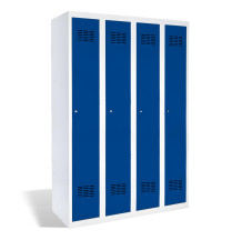 4-türiger Garderobenschrank mit langen Türen, LOCKER H 4