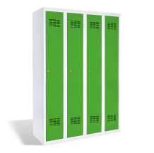 4-türiger Garderobenschrank mit langen Türen, LOCKER H 4