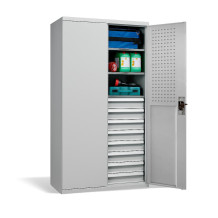 Werkzeugschrank mit hoher Tragfähigkeit, 8 Schubladen, DEEPCAB CH 1950/1044/625 8D