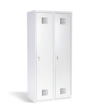 2-türiger Garderobenschrank mit Trennwand, LOCKER M 2 BW