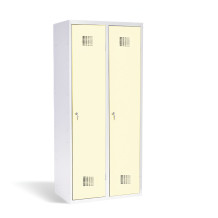 2-türiger Garderobenschrank mit Trennwand, LOCKER M 2 BW