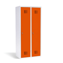 2-türiger Garderobenschrank mit Trennwand, LOCKER M 2 BW