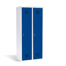 2-türiger Garderobenschrank mit Trennwand, LOCKER M 2 BW