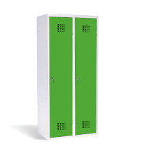 2-türiger Garderobenschrank mit Trennwand, LOCKER M 2 BW