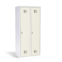 2-türiger Garderobenschrank mit Trennwand, LOCKER M 2 BW