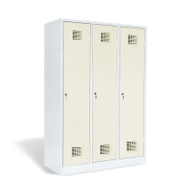 3-türiger Garderobenschrank mit Trennwand, LOCKER M 3 BW