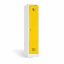 1-türiger Garderobenschrank mit Trennwand, LOCKER M 1 BW