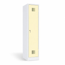 1-türiger Garderobenschrank mit Trennwand, LOCKER M 1 BW