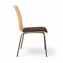 Holz-Esszimmerstuhl mit gepolsterter Sitzfläche, EATSEAT ICH SHELL WOOD