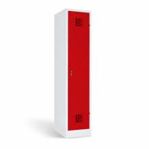 1-türiger Garderobenschrank mit Trennwand, LOCKER M 1 BW