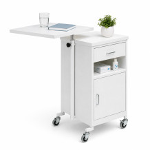 Nachttisch mit schwenkbarer Essplatte, BEDSIDE CAB M WE