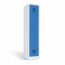 1-türiger Garderobenschrank mit Trennwand, LOCKER M 1 BW