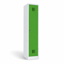 1-türiger Garderobenschrank mit Trennwand, LOCKER M 1 BW