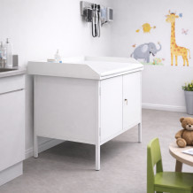 Wickeltisch mit abschließbarem Schrank, HOPITAL CHANGING TABLE ZR LOCK, Illustrationsfoto