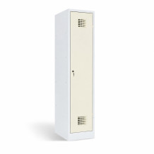 1-türiger Garderobenschrank mit Trennwand, LOCKER M 1 BW