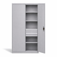 Werkzeugschrank mit hoher Tragfähigkeit, 2 Schubladen, DEEPCAB CH 1950/1044/625 2D,