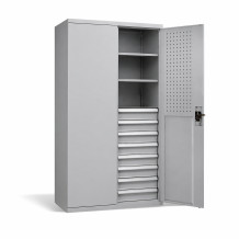Werkzeugschrank mit hoher Tragfähigkeit, 8 Schubladen, DEEPCAB CH 1950/1044/625 8D
