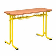2-sitzige Schulbank, SCHOOLBENCH RM KAR FIX 2