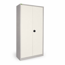 Großer Büroschrank mit 4 Fachböden, DOCUCAB H 1960/1000/500 GY