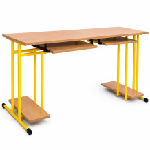 SCHOOLBENCH RM PC 2, Computertisch, 2-sitzig