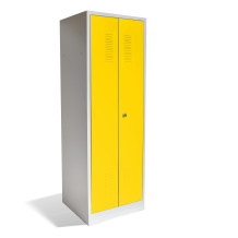 2-türiger Garderobenschrank mit mittiger Öffnung, LOCKER H 2 600 DOBLO
